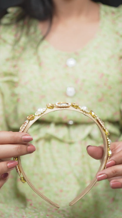 Gold Embellished Hairband