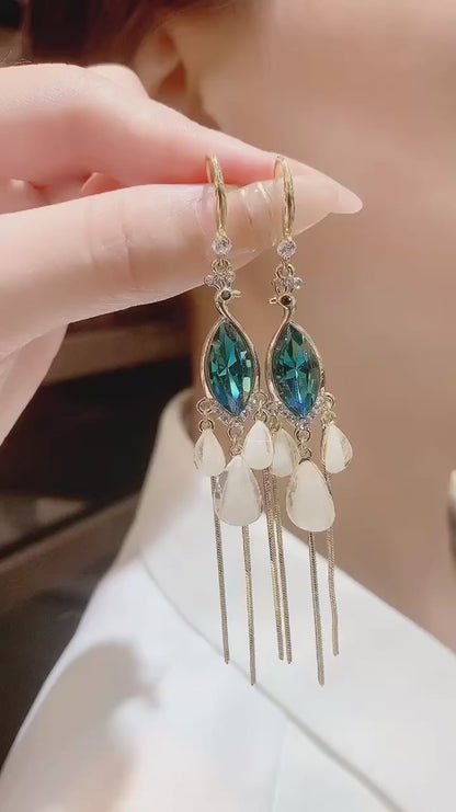 Buy 1 Midnight Blue Earrings & Get 3 Free (Gemstone Flower Petal, Meadow Blossom, Fabric Leaf Earrings)