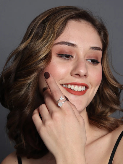 The Whimsical Moon Ring