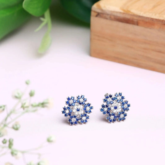 Silver Starry Night Earrings