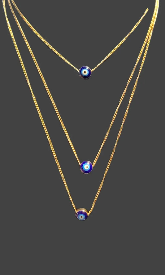 Turkish Evil Eye chain pendant