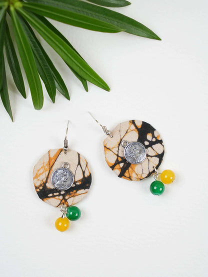 Elizabeth Round Handmade Earrings