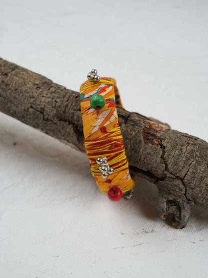 Yellow Bangle Handmade