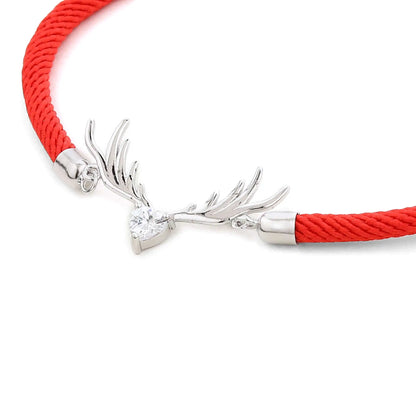 Silver Baby Heart Wings Hand Bracelet