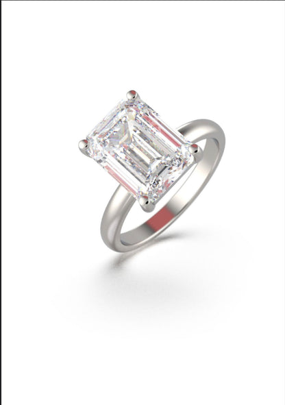 Princess Cut Square Diamond Ring