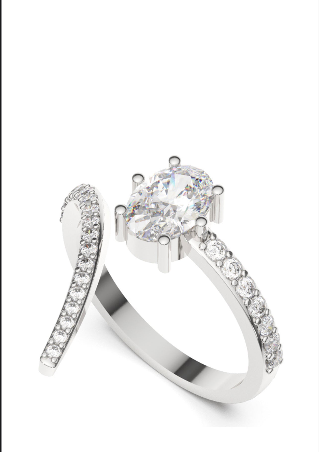 Previous Next Elegant Zircon Stone Ring