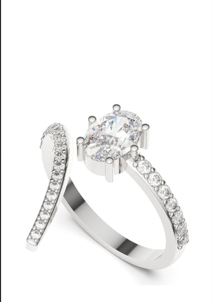 Previous Next Elegant Zircon Stone Ring