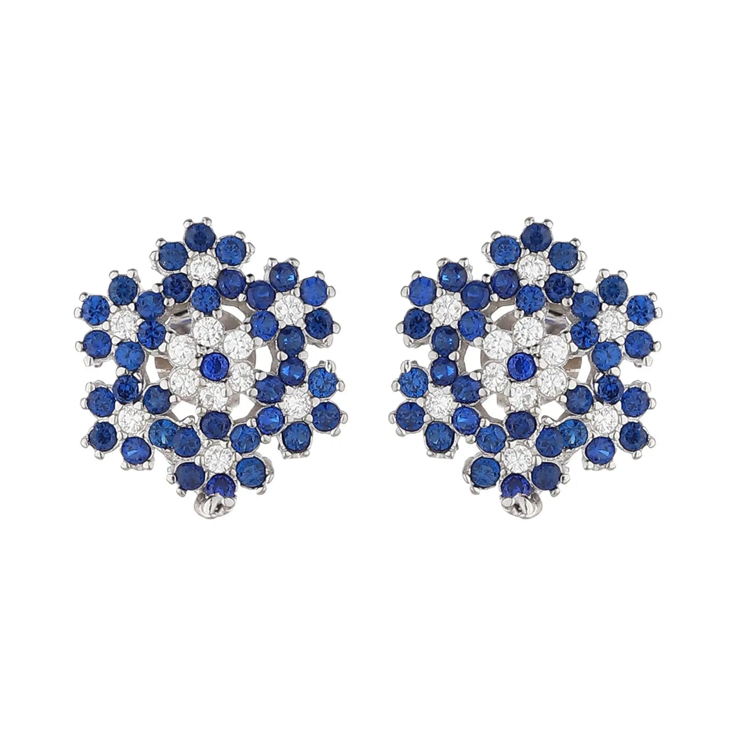 Silver Starry Night Earrings