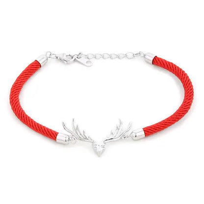 Silver Baby Heart Wings Hand Bracelet