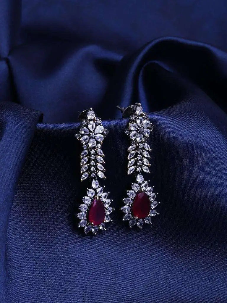 Diamond Cherry Pink Intimate Earrings